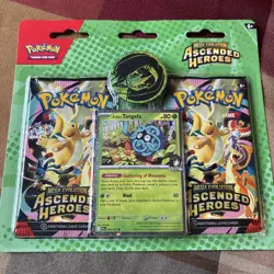 Pokemon TCG: Ascended Heroes Bundle - ETB & Mini Tin + Erika & Larry Blisters - Image 5