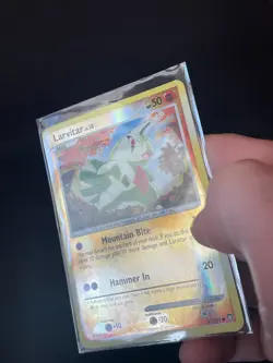 Larvitar 87/123 | 2007 Pokemon Mysterious Treasures Reverse Holo | MP - Image 3
