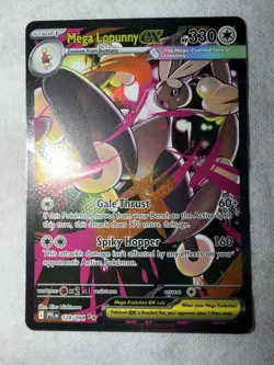 Pokemon TCG Mega Lopunny Ex Phantasmal Flames Special Illustration Rare 128/094 - Image 1