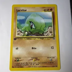 2001 Pokemon Neo Discovery Larvitar 1st Edition #57/75 Common LP+ / NM - Image 1