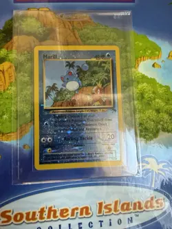 Pokemon Marill Southern Islands Holo English 2001 NEAR MINT/MINT 💎Swirls 💫💫 - Image 1