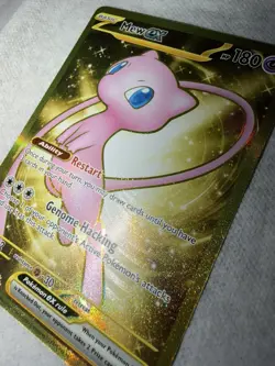 Pokemon TCG Mew Ex S&V 151 Hyper Rare Gold 205/165 MINTY - Image 2