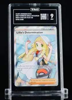 Pokemon TCG Mega Evolution Lillie's Determination Full Art #169/132 TAG 9 - Image 1