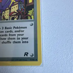 Nightly Garbage Run 1st edition Team Rocket 77/82 WOTC vintage Pokemon - Image 5