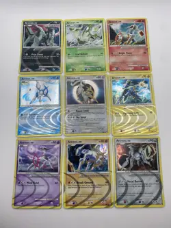 Pokemon TCG Arceus Lv.100 AR1 AR9 Complete Set Arceus, (READ DESCRIPTION) - Image 1