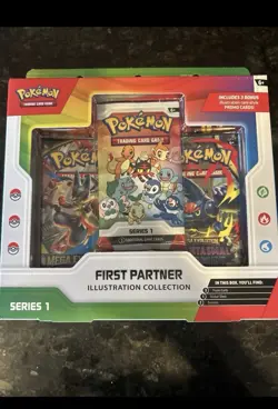 Pokemon First Partner Illustration Collection Series 1 (Lot of 3) SEALED - Image 2
