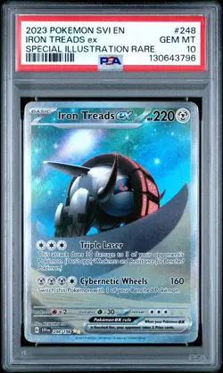 Iron Treads EX 248/198 -Scarlet & Violet Base Set - Pokemon Card - PSA 10 - Image 1