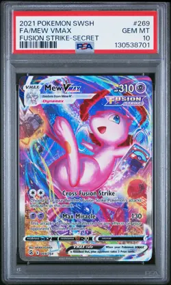 Mew VMAX 269/264 - Fusion Strike - Pokemon Card - PSA 10 - Image 1