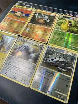 Pokemon Holo Lot Raikou Aggron HGSS DP Reverse Cards - Image 2