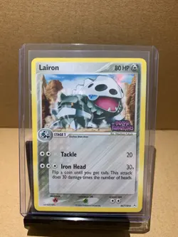 Pokemon Lairon 45/110 Holon Phantoms 80 HP Uncommon Reverse Holo Stage 1 Card - Image 1