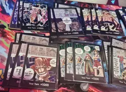 Lot Of 70 - One Piece CCG Don Cards Your Turn +1000 Foil ENGLISH - Image 2