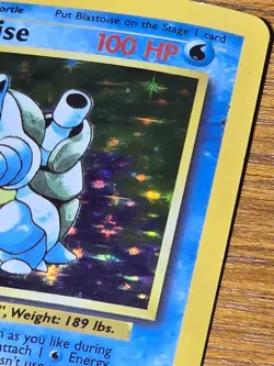 Pokemon Blastoise Holo Card 2nd Edition Base Set 2/130 - Image 3