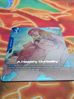 A Healthy Curiosity R + GD03-101 Steel Requiem Gundam Card Game - Image 4