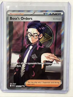 Boss's Orders Corbeau Ascended Heros 256/217 Full Art Trainer Pokemon Card RAB18 - Image 1
