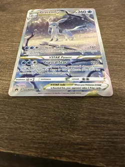 Glaceon VSTAR Crown Zenith: Galarian Gallery Holo Card GG40/GG70 NM Condition - Image 3