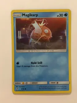 Pokemon Card Detective Pikachu Promo Holographic Magikarp 8/18 NM - Image 1