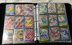 Pokemon Card Binder Lot 5 Lbs EX GX V Holo Vintage & Modern (108 Cards) - Image 3