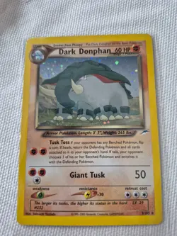 🦖 Dark Donphan Neo Destiny TCG 3/105 Holo Card Pokemon NM Pre-Owned - Image 1
