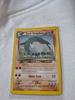 🦖 Dark Donphan Neo Destiny TCG 3/105 Holo Card Pokemon NM Pre-Owned - Image 4