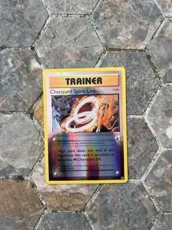 Charizard Spirit Link Reverse Holo Evolutions Set Pokemon Card 75/108 NM - Image 1