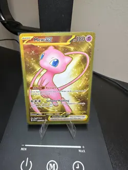 Pokemon TCG Mew EX Metal Gold NM 205/165 Scarlet & Violet 151 Promo Card - Image 1
