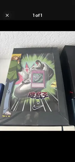 YU-GI-OH X Nike Promo Card Winds Of Victory Air Max Muscle 95 Spell Card - Image 1