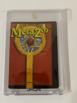 Metazoo Error Card Signed By Poncho Nightfall Familiar 1st Edition Reverse Holo - Image 2