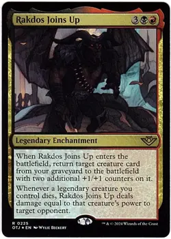 MTG Outlaws of Thunder Junction Rakdos Joins Up NM Foil (Rare) - Image 2