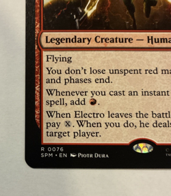 Electro, Assaulting Battery NM Marvel's Spider-Man Magic the Gathering SPM #76 - Image 2