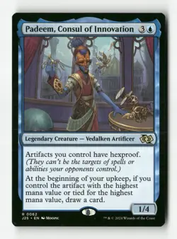 Padeem, Consul of Innovation - Masters 25 - #62 - Non-Foil - NM - MTG - Image 1