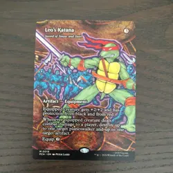 Magic the Gathering-Teenage Mutant Ninja Turtles/Leo's Katana 018 Mythic - Image 1