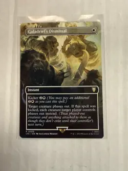 Galadriel’s Dismissal NM BORDERLESS MTG! LOTR - Image 1