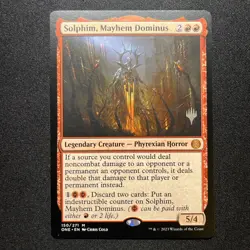 Solphim, Mayhem Dominus - Promo: Phyrexia: All Will Be One NM - Image 1