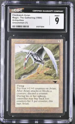 Clockwork Avian Antiquities Uncommon Magic the Gathering MTG CGC 9 Mint - Image 1
