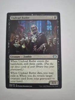 1x Undead Butler NM Eng MTG - Crimson Vow (C) - Image 1