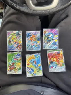 Pokemon TCG First Partner Illustration Collection Series 1 Kanto GEN 1 6x Cards - Image 1