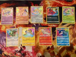 Complete Set of 9 Pokemon Vivid Voltage Amazing Rare Cards Pack Fresh **MINT** - Image 1