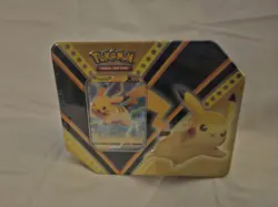 Pokemon TCG V Powers Tin Pikachu New Factory Sealed New - Image 1
