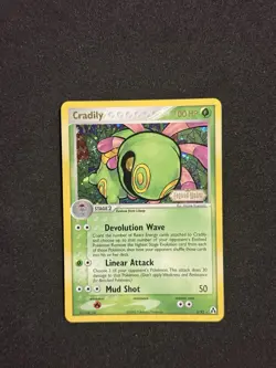 Pokemon TCG Cradily 3/92 Reverse Holo Stamped Vintage Legend Maker 2006 NM - LP+ - Image 1