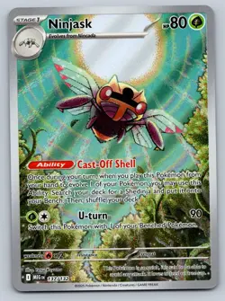 Ninjask 137/132 Illustration Rare Mega Evolution Pokemon Near Mint - Image 1