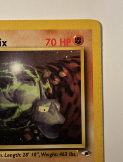 Brock's Onix Gym Heroes #21/132 Rare WOTC Pokemon 2000 MP - Image 4