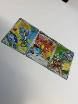 Pokemon First Partner Illustration Collection MEP Bulbasaur Charmander Squirtle - Image 2