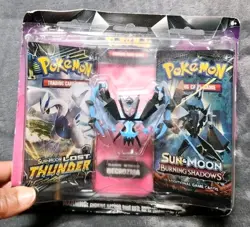 Pokemon TCG Figure Blister Pack Sun And Moon era Dawn Wings Necrozma - Image 1