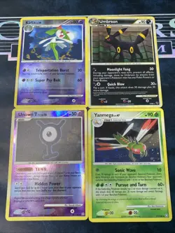 Pokemon Holo Lot Umbreon Yanmega DP HGSS Reverse Holo - Image 1