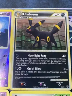 Pokemon Holo Lot Umbreon Yanmega DP HGSS Reverse Holo - Image 3