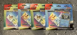 Pokemon TCG Prismatic Evolutions 3-Booster Tech Sticker Collection Lot of 4 - Image 1