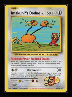 ImakuniU's Doduo 112/108 Secret Rare Evolutions Pokemon Lightly Played - Image 1