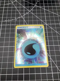 2006 Pokemon Water Energy 107/110 Reverse Holo Lightly Played - Image 1