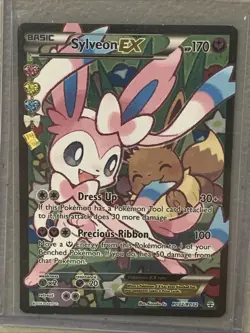 Pokemon Sylveon EX Full Art Ultra Rare Holo Generations RC32/RC32 RAB18 - Image 1