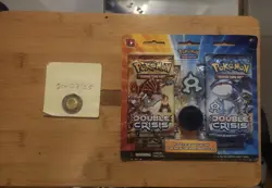 Pokemon Double Crisis Blister Pack Team Aqua Pin XY Brand New Sealed - Image 1
